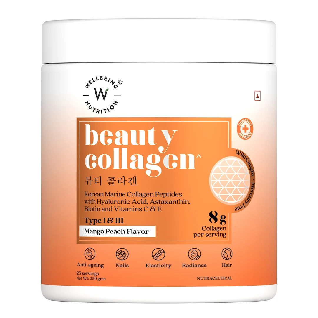 Wellbeing Beauty Korean Marine Collagen Peptides, 250G
