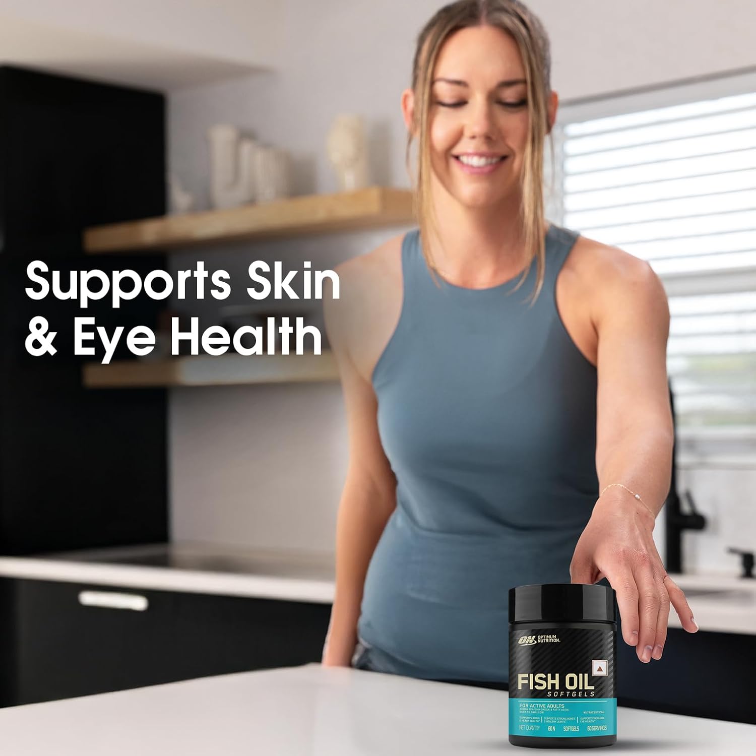 Optimum Nutrition Fish Oil - 60 Capsules, 1000 mg Fish Oil