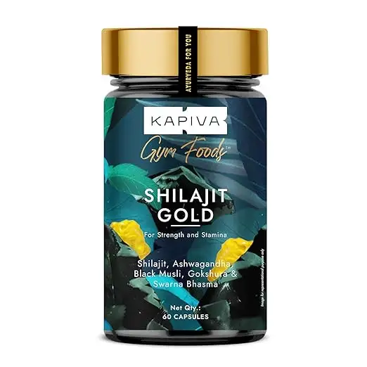 Kapiva Shilajit Gold 60 Capsules - 