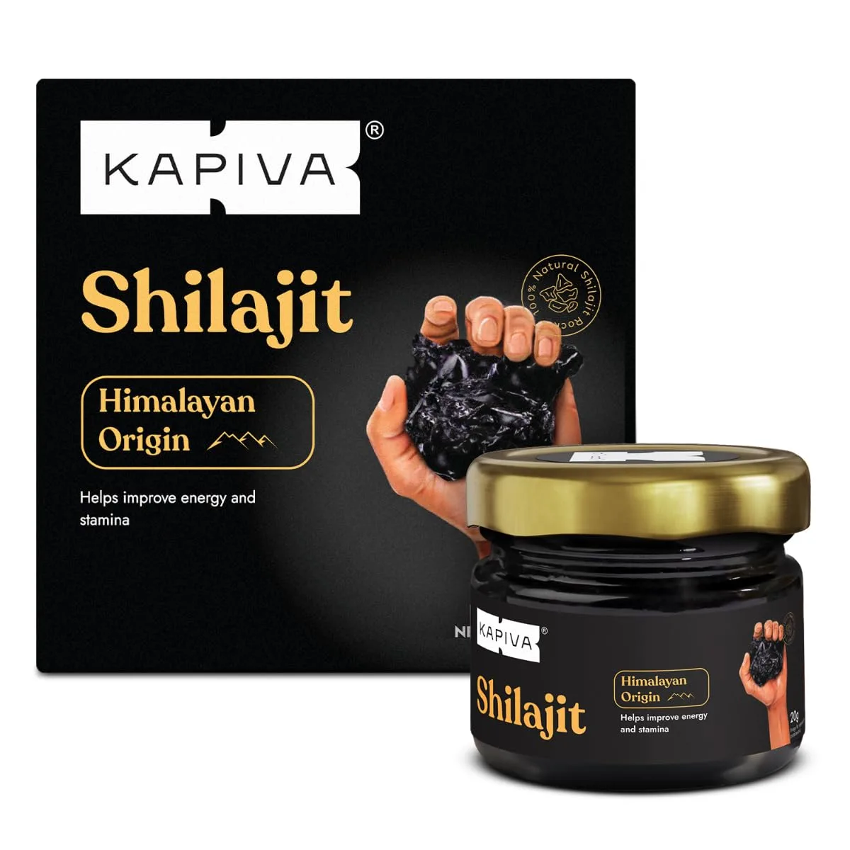 Kapiva Himalayan Shilajit Resin - 20G - 