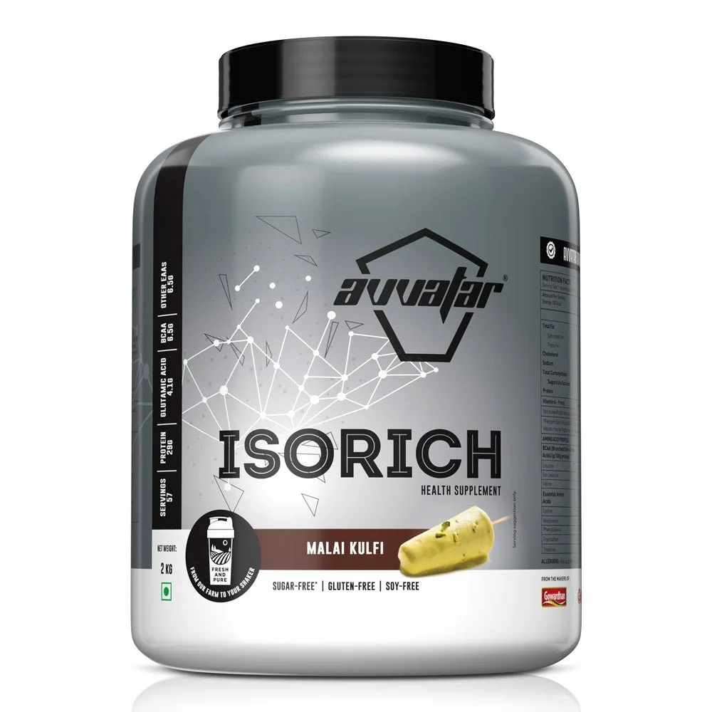 Avvatar Isorich Protein Isolate - 1 KG / Belgian Chocolate