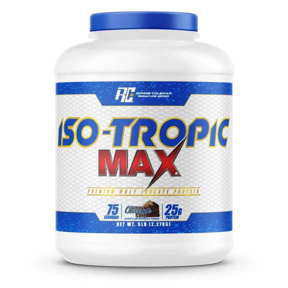 Ronnie Coleman Iso-Tropic Max, 2.27 kg (5 lb) - German Chocolate Cake