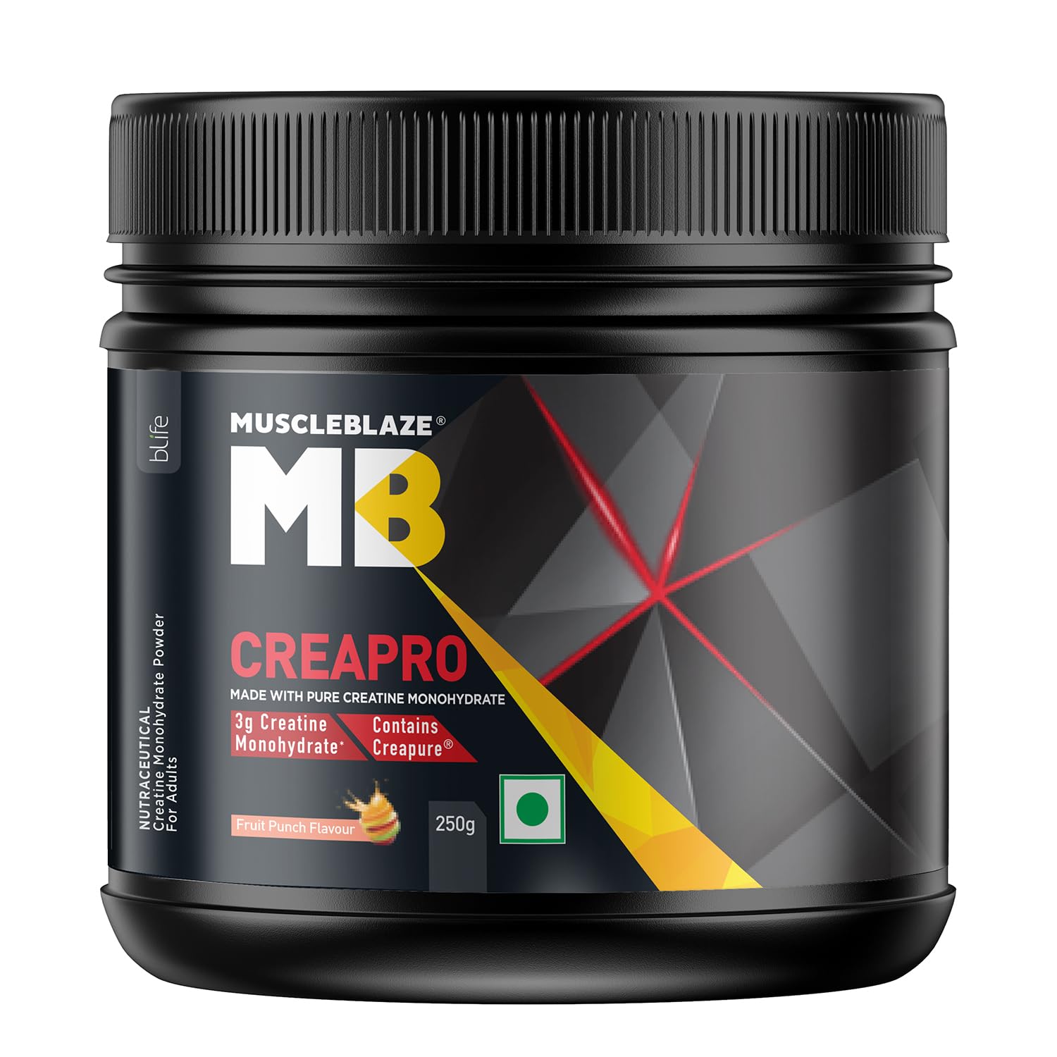 MuscleBlaze CreaPRO Creatine, 250G - Fruit Punch