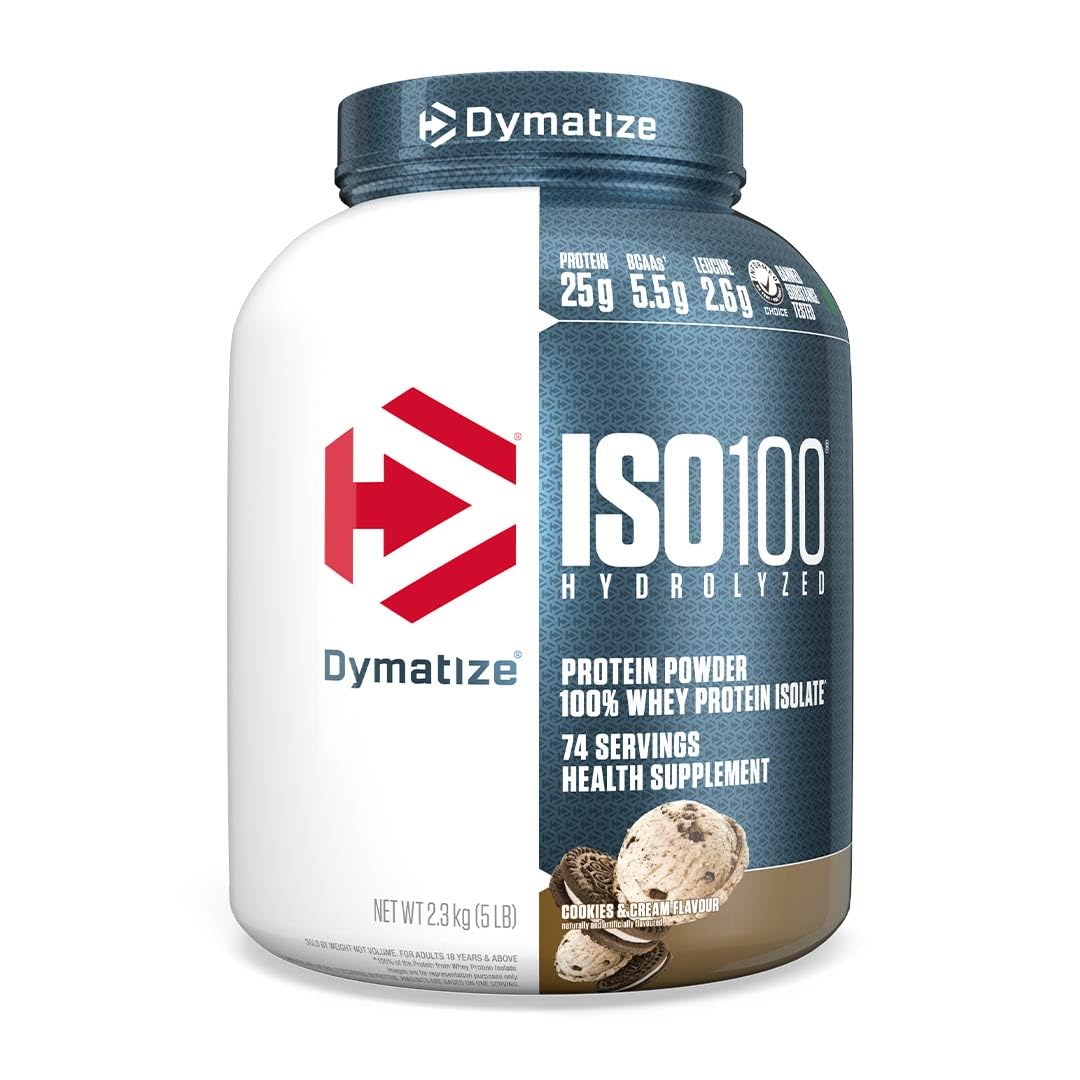 Dymatize ISO 100 Hydrolyzed - 100% Whey Protein Isolate - Gourmet Chocolate