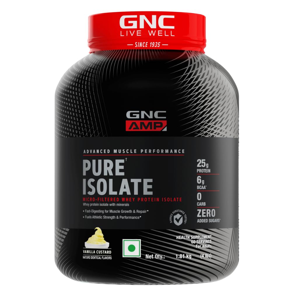 GNC AMP Pure Isolate (Low/Zero Carb) - 2 Lbs / Chocolate Frosting