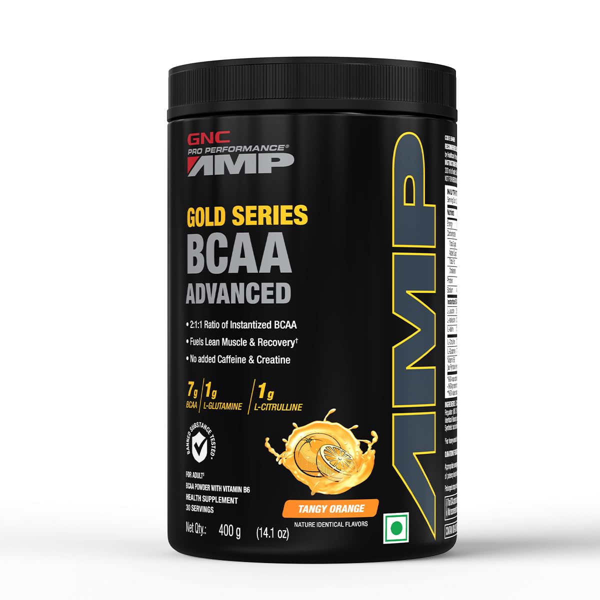 GNC AMP Gold Series BCAA Advanced - Green Apple