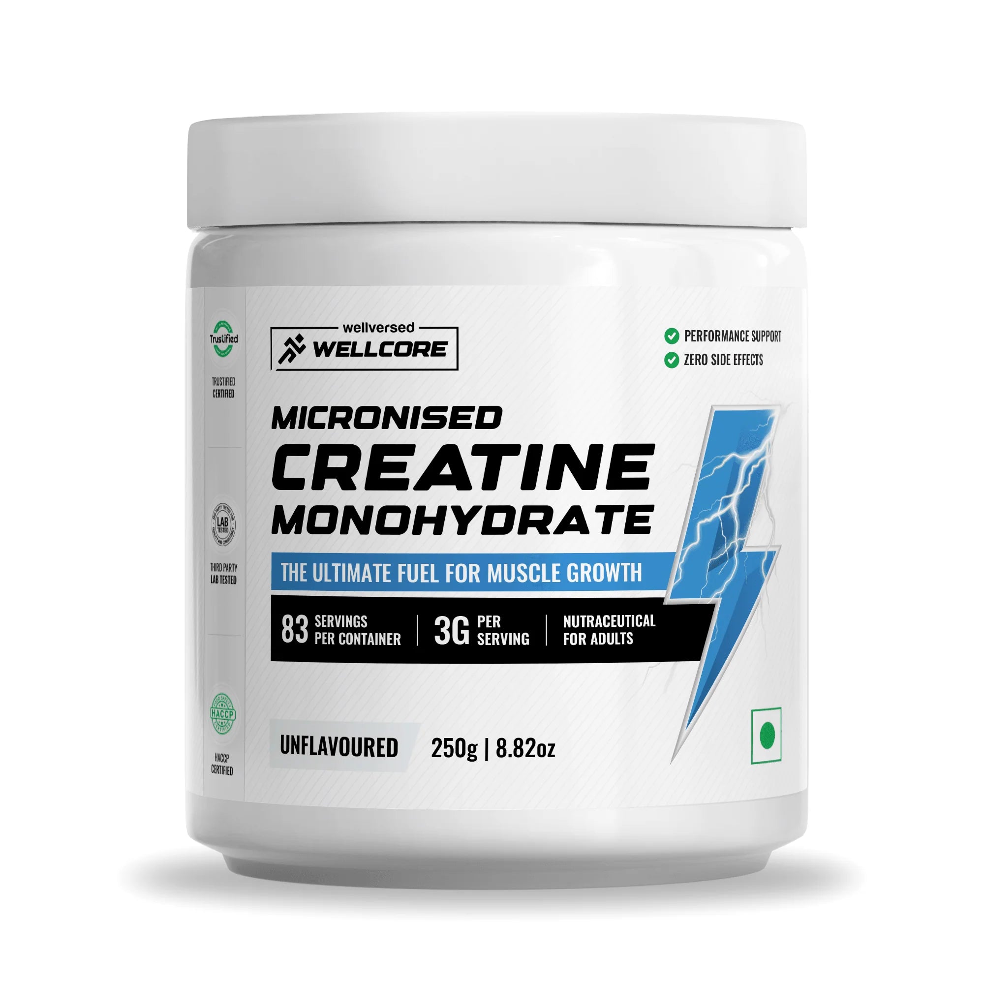 Wellcore - Micronised Creatine Monohydrate - Unflavoured - 100G