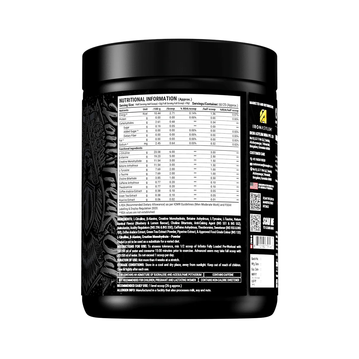 Prosupps HYDE Infinite Pre Workout, Andrei Dew Signature Pre Workout - Blue Berry Lemonade