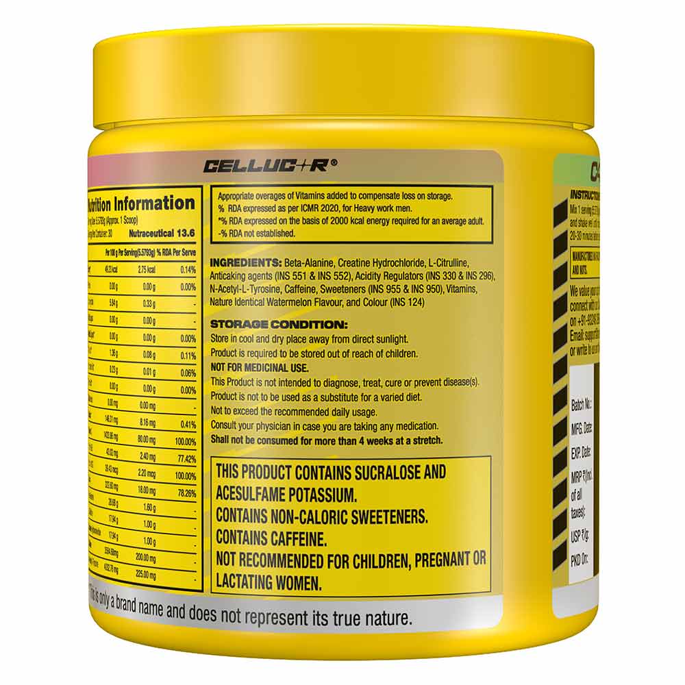 NEW Cellucor C4 Original Pre-Workout Powder, 30 Servings - Watermelon